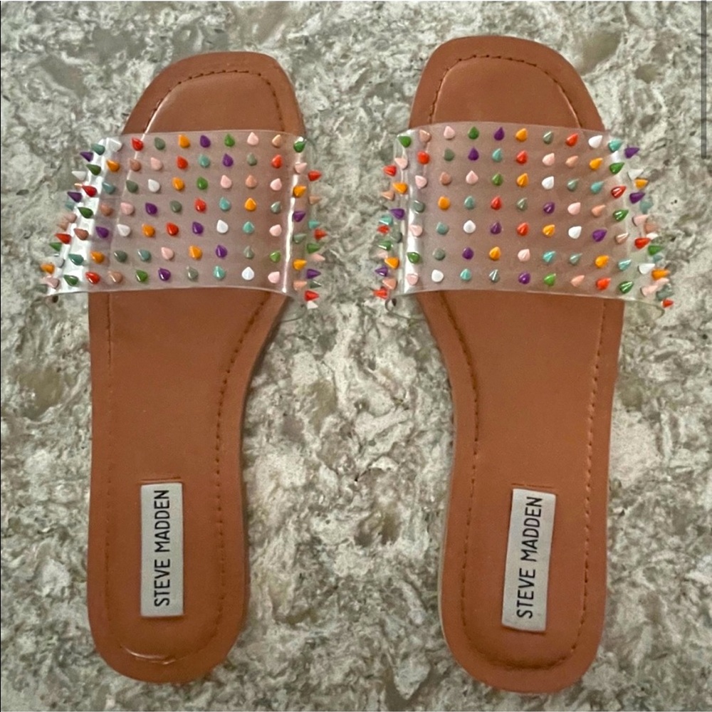 Colorful Spike Steve Madden Sandals